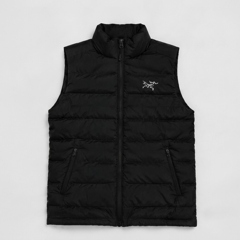 Жилетка Arc'teryx лёгкая стёганая чёрная